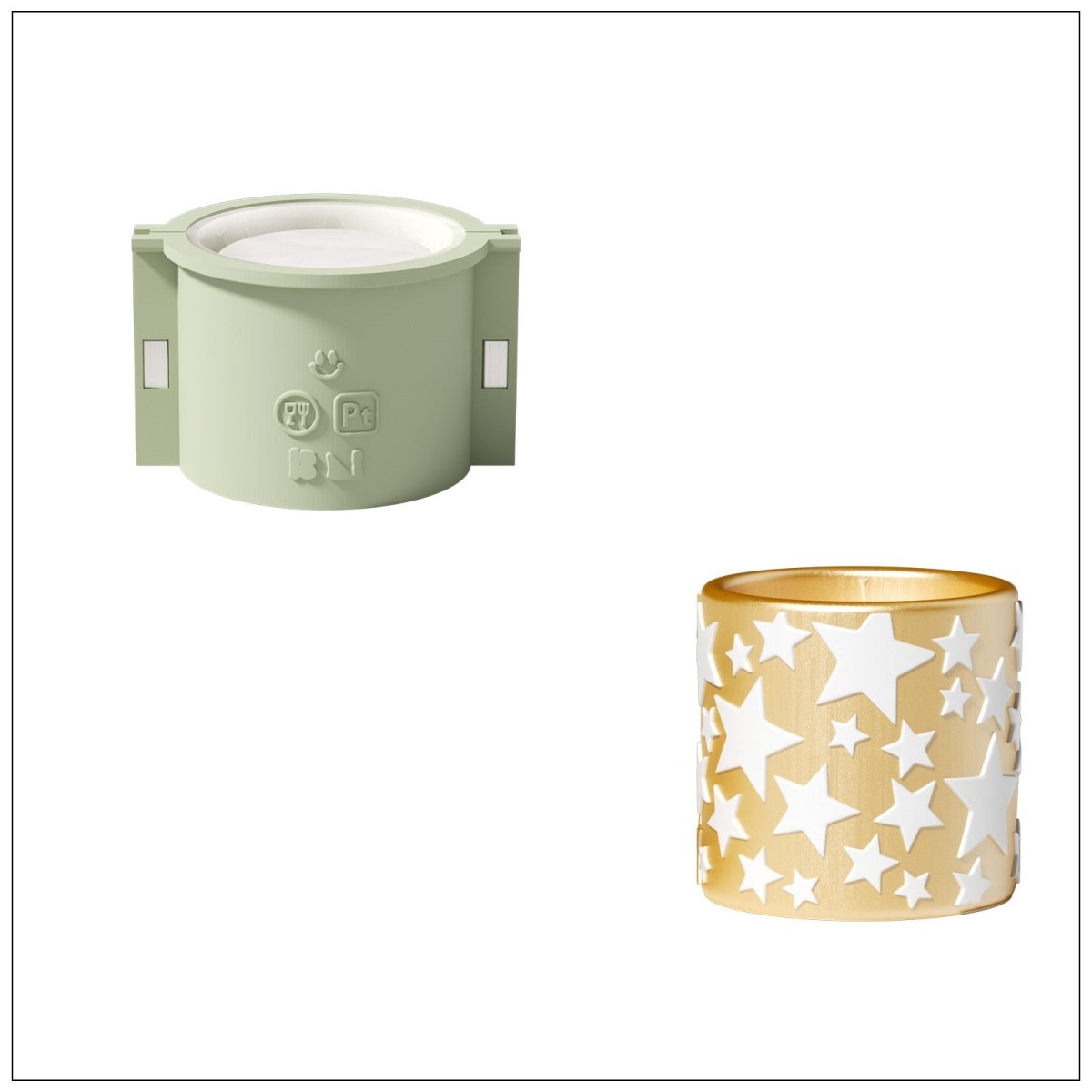 Purchase 10oz Star Candle Jar Silicone Mold