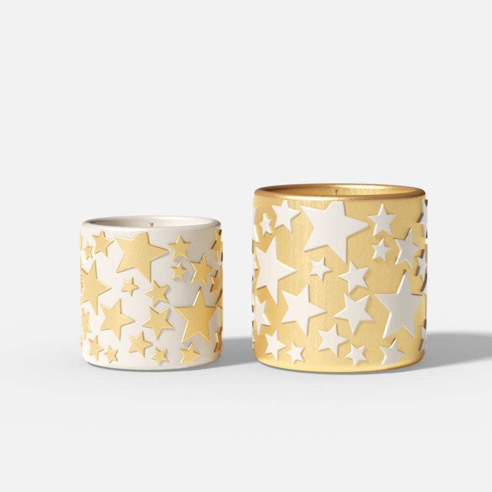 Starlit Wishes Candle Jar Silicone Mold Collection-Boowan Nicole