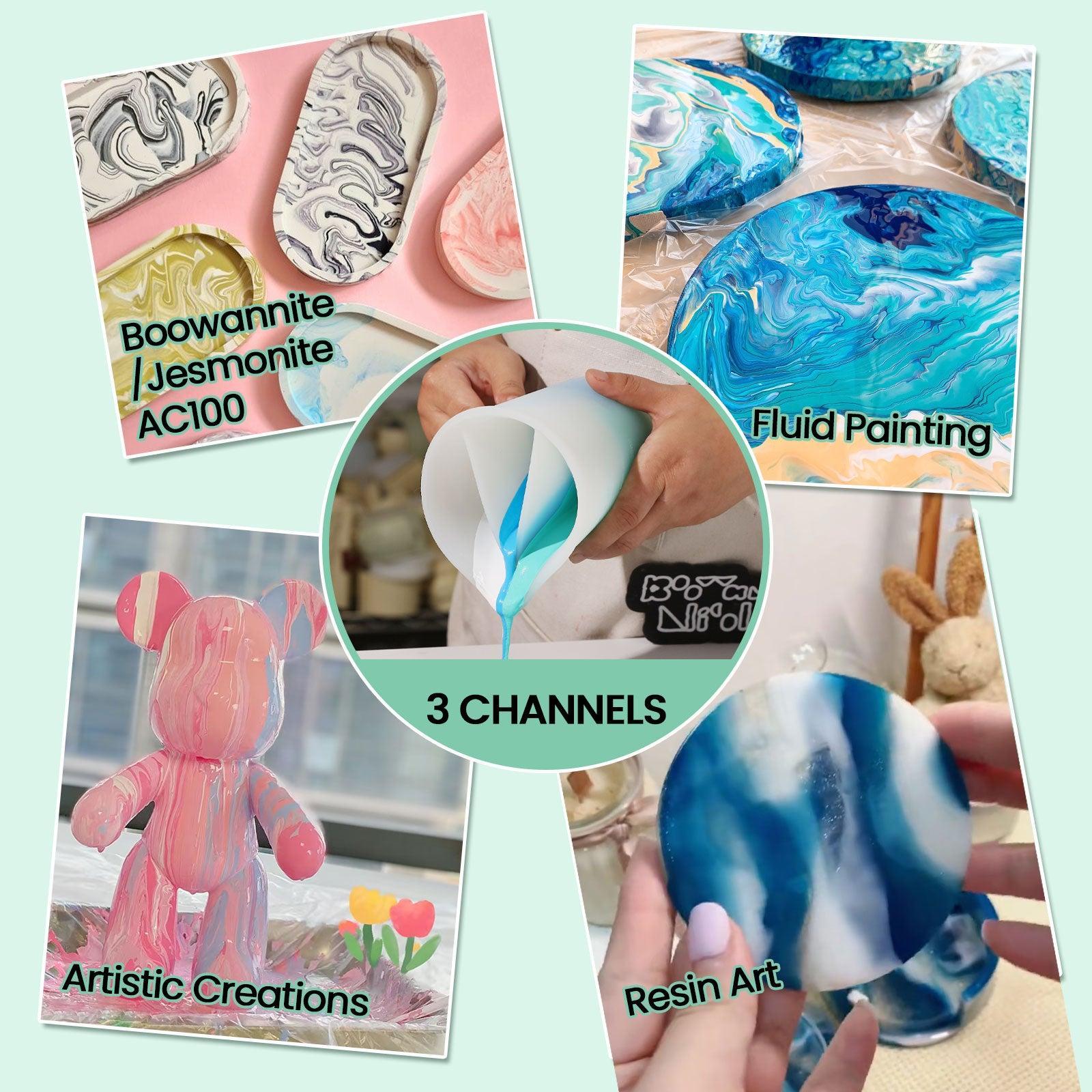 Tri-Channel Silicone Non-Stick Split Pouring Cup