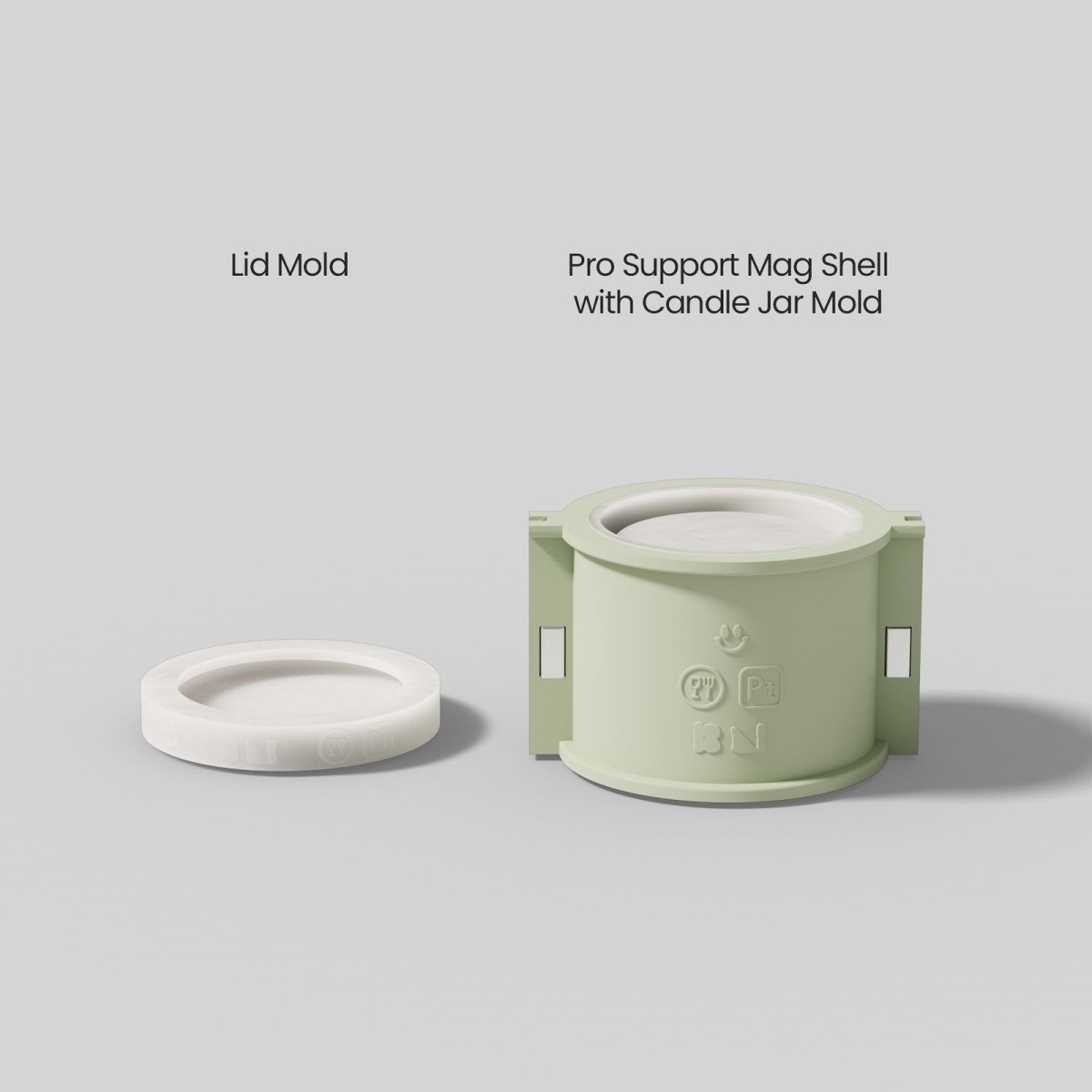 Sun Totem Candle Jar Silicone Mold - TallCandle Jar MoldSH1202-1-2