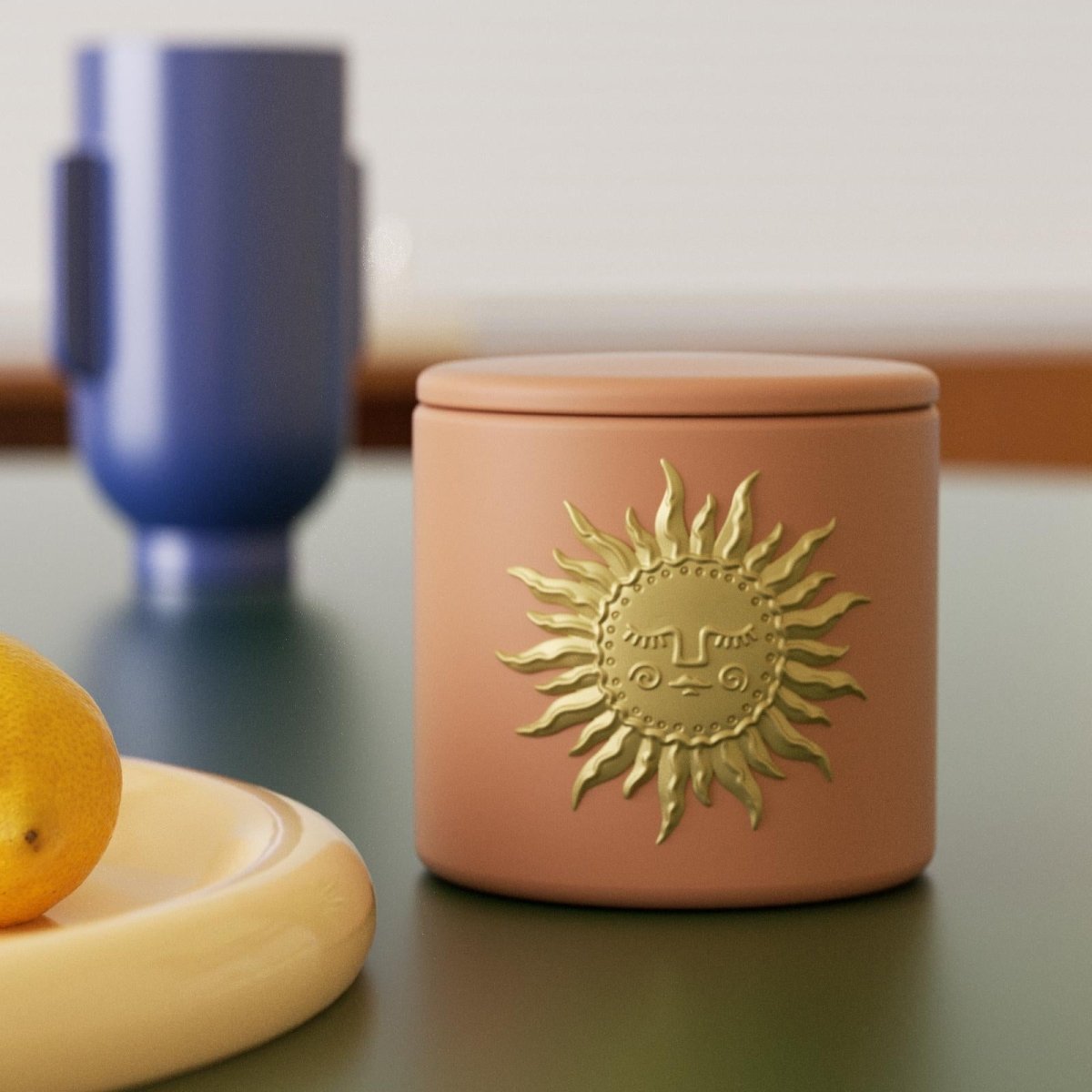 Sun Totem Candle Jar Silicone Mold - TallCandle Jar MoldSH1202-1-2