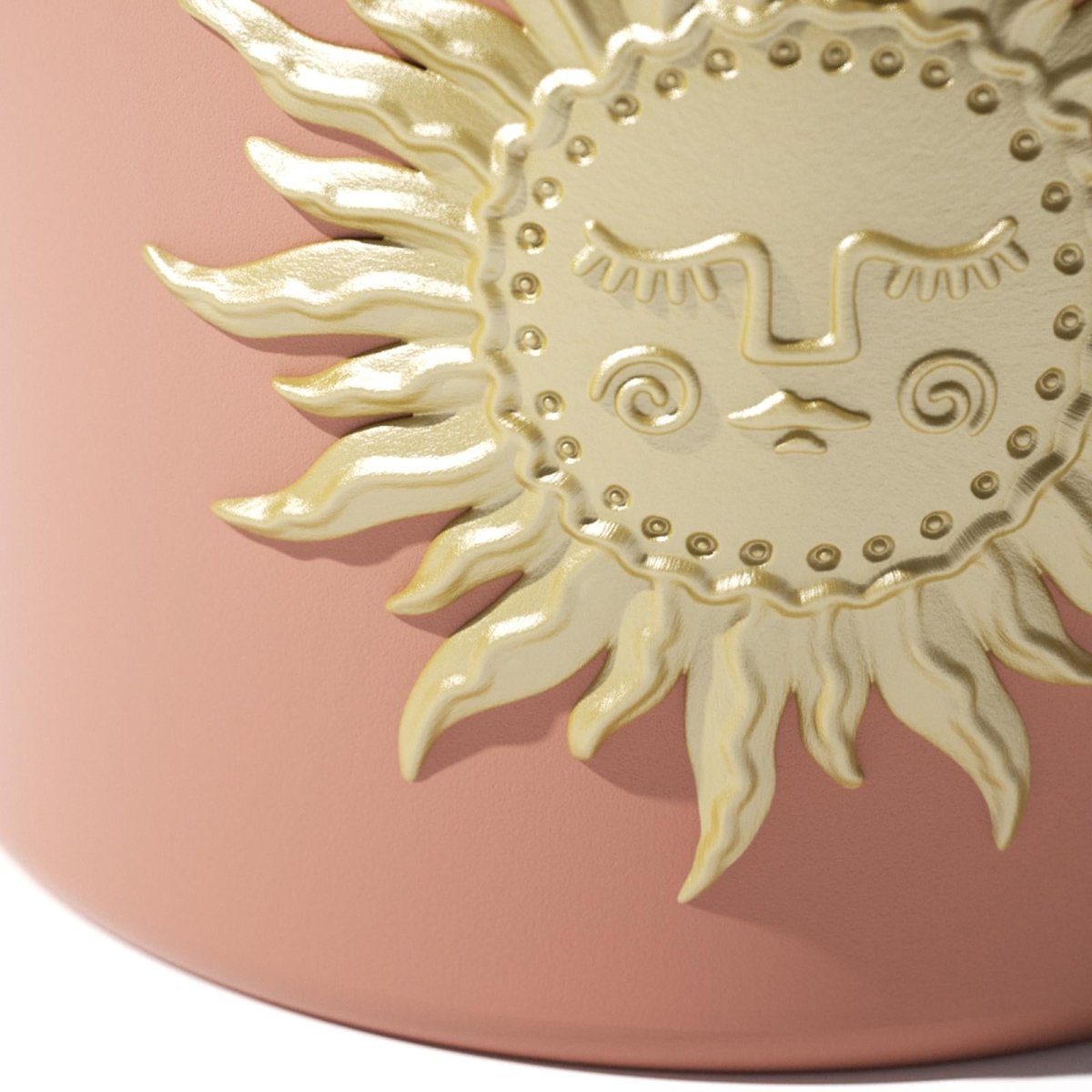 Sun Totem Candle Jar Silicone Mold - TallCandle Jar MoldSH1202-1-2