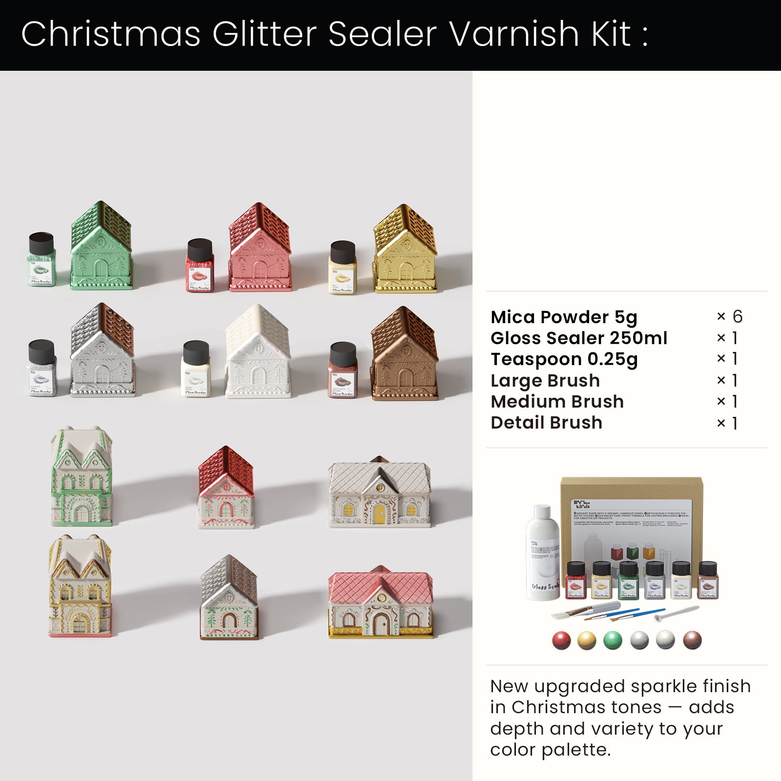 Sweet Gingerbread Cottage Candle Jar Silicone Mold Collection