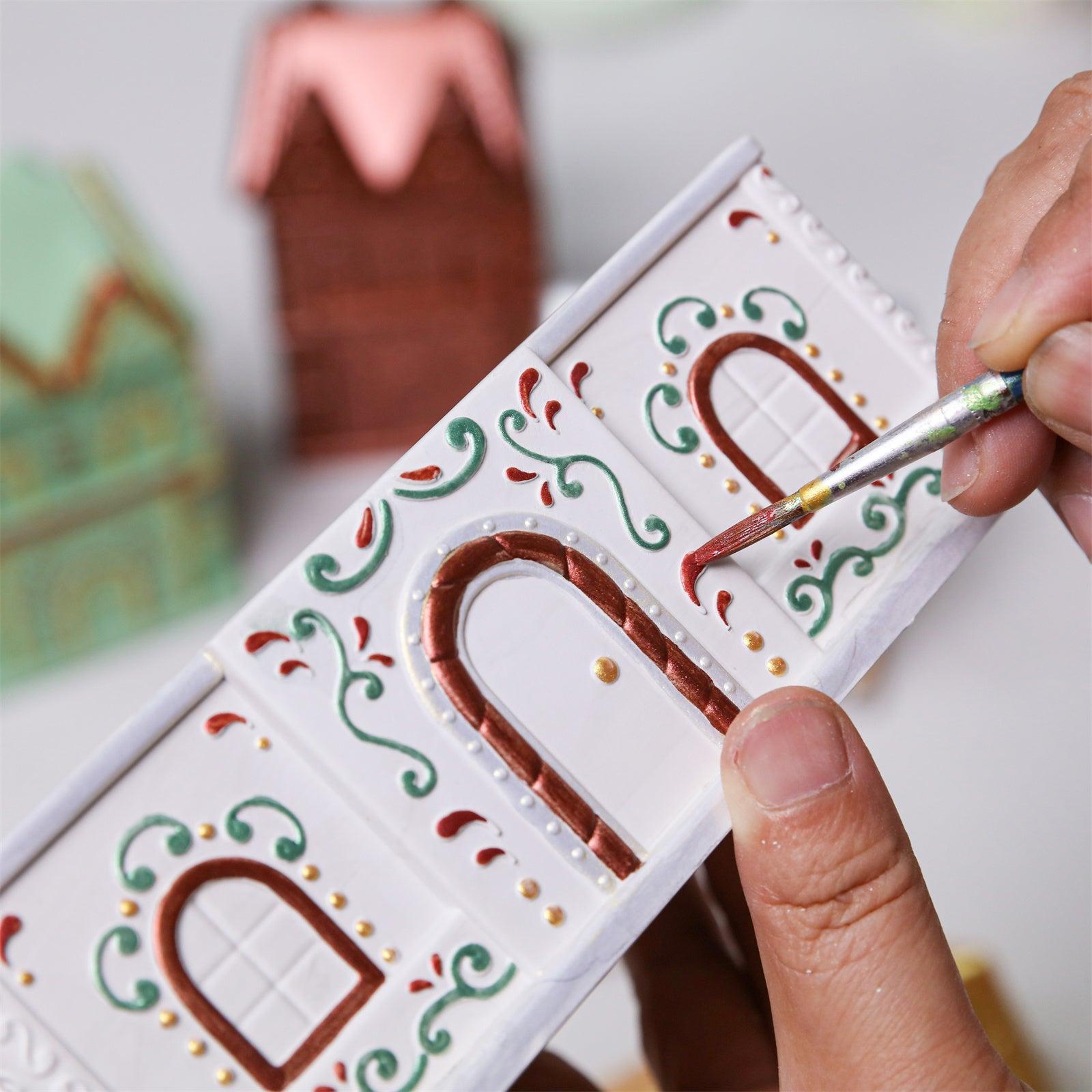 Sweet Gingerbread Cottage Candle Jar Silicone Mold Collection