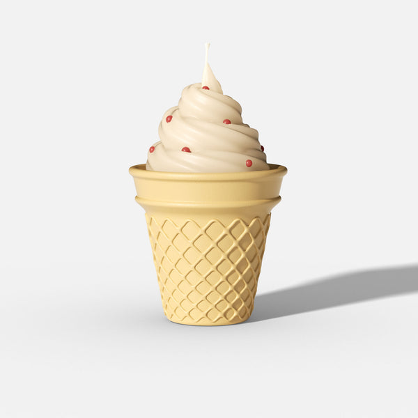 Sweet Swirl Ice Cream Candle Jar & Candle Refill Silicone Mold