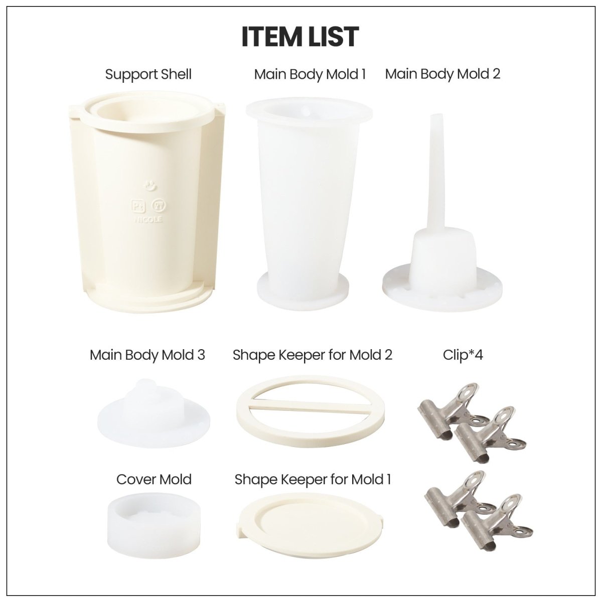 Nautical Lighthouse Dimmable Rechargeable Table Lamp Silicone Mold and AccessoriesLamp MoldSH1086-1-2-3-4-5-6