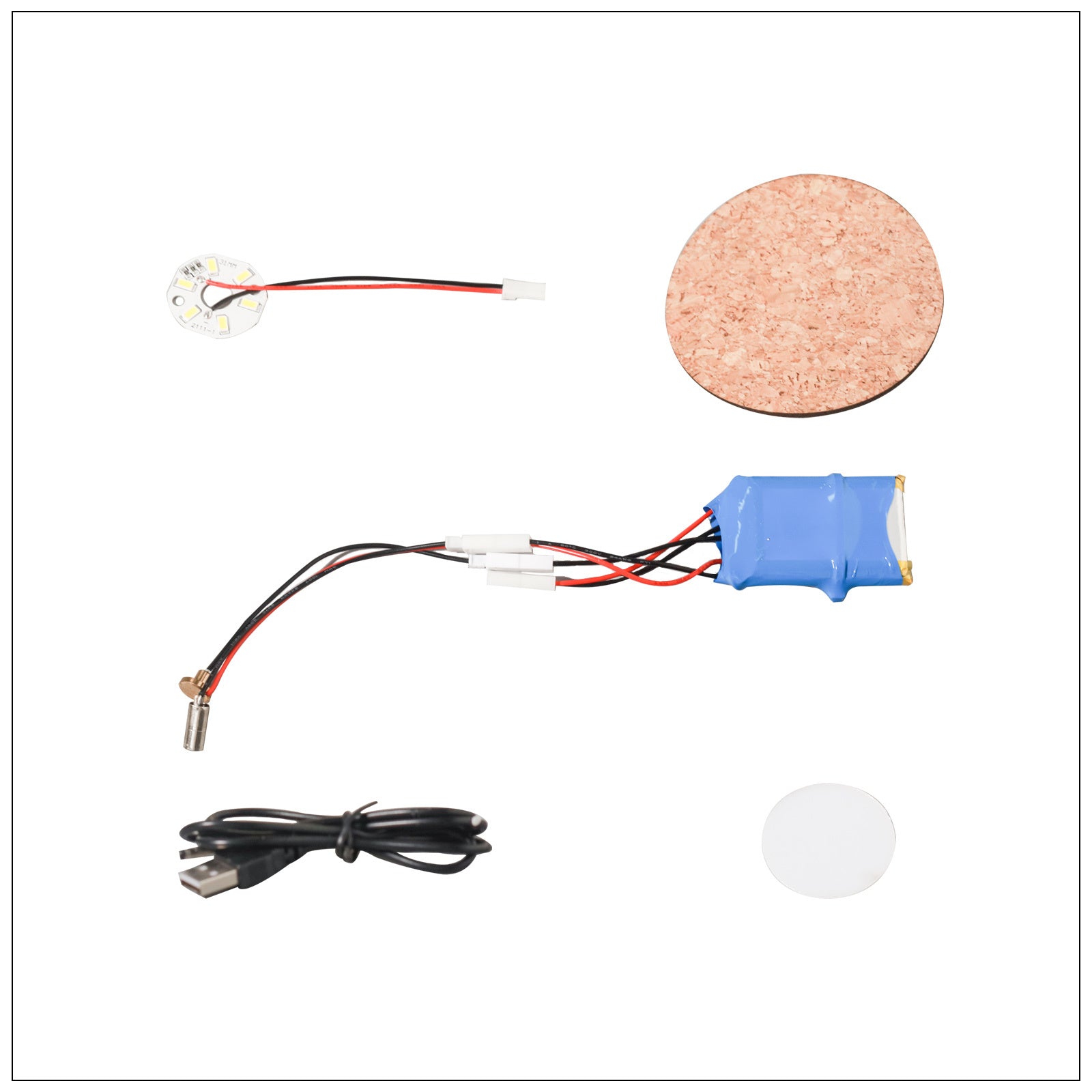 Nautical Lighthouse Dimmable Rechargeable Table Lamp Silicone Mold and Accessories