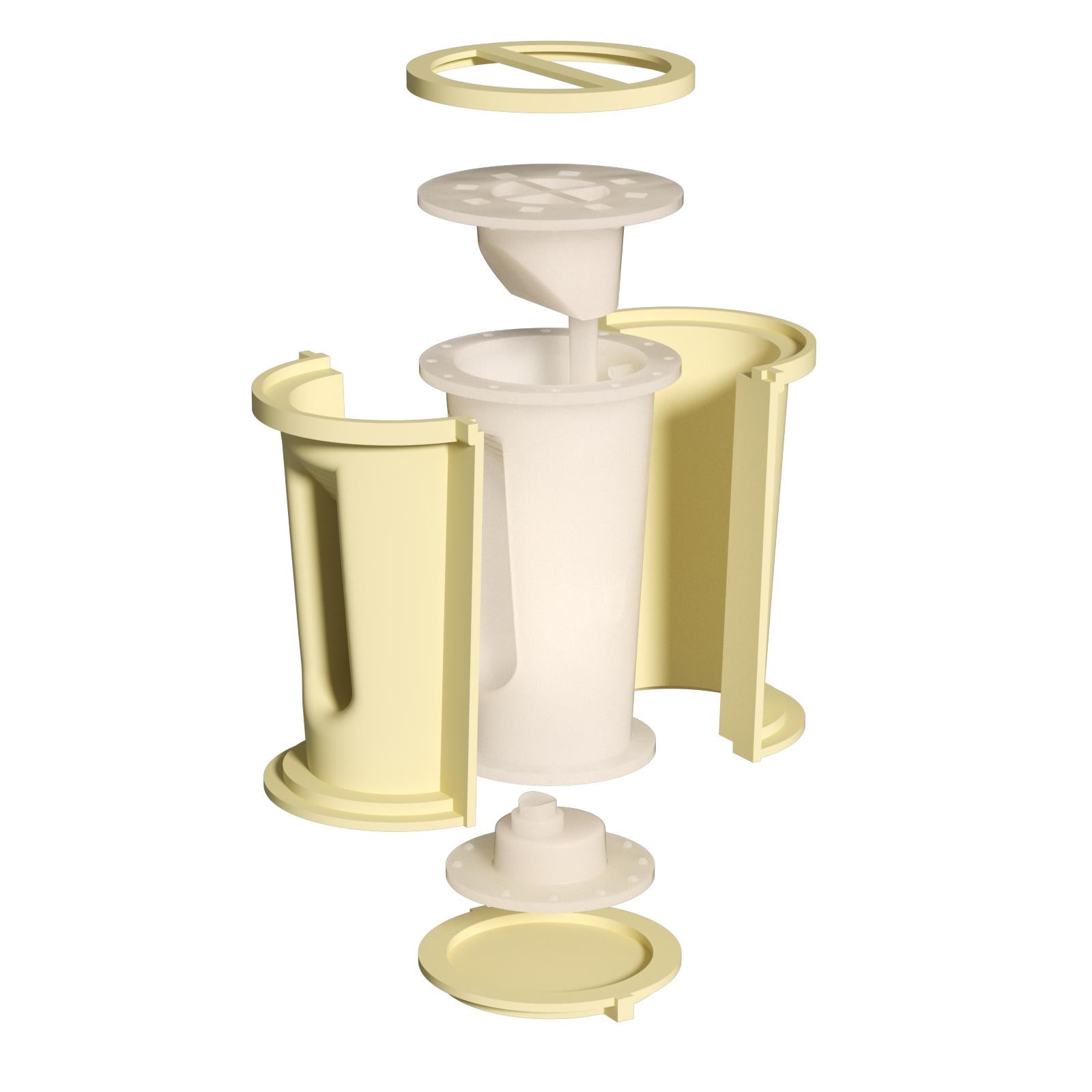 Nautical Lighthouse Dimmable Rechargeable Table Lamp Silicone Mold and Accessories