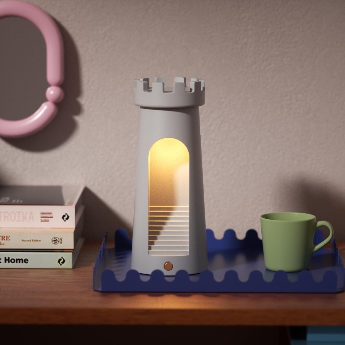 Nautical Lighthouse Dimmable Rechargeable Table Lamp Silicone Mold and AccessoriesLamp MoldSH1086-1-2-3-4-5-6