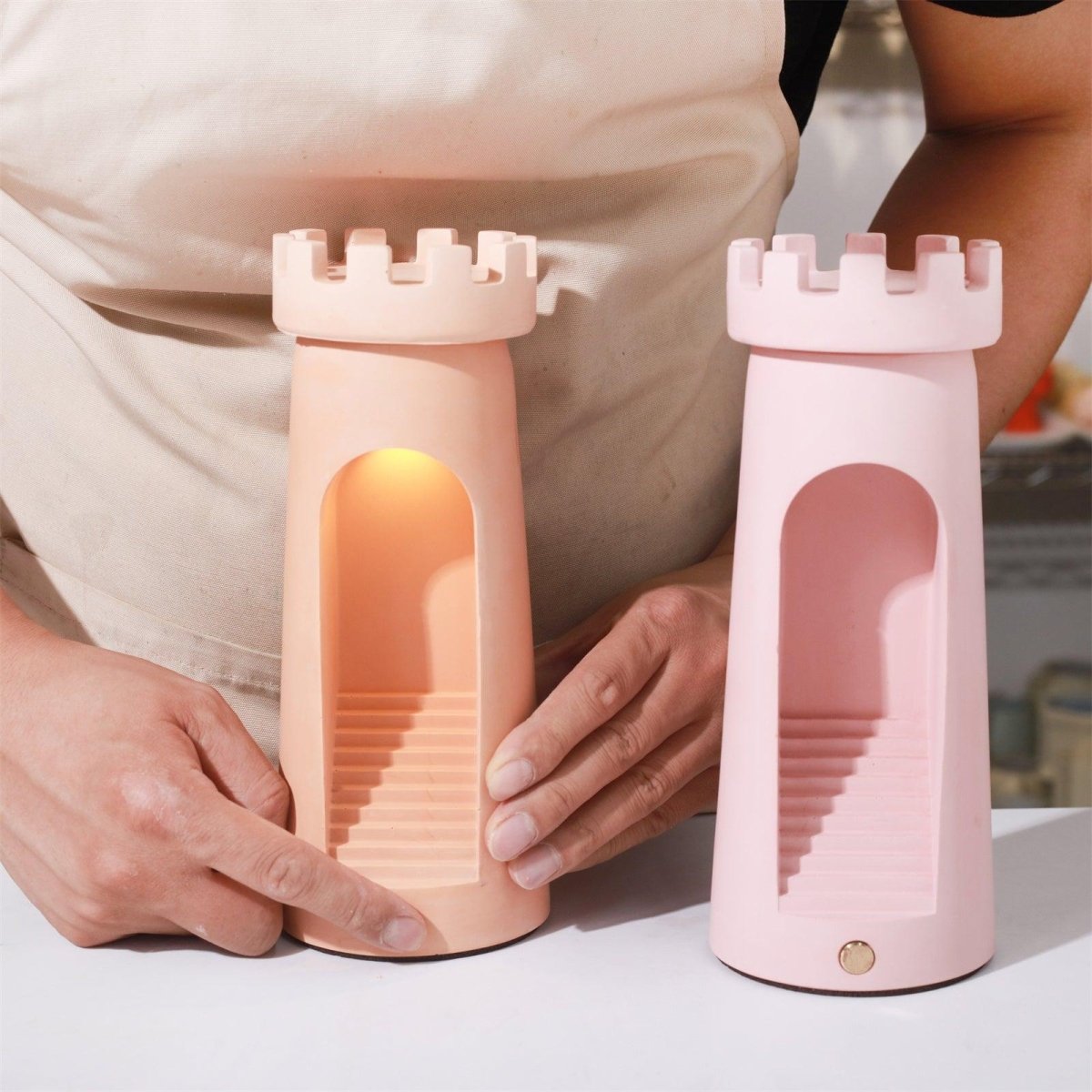 Nautical Lighthouse Dimmable Rechargeable Table Lamp Silicone Mold and AccessoriesLamp MoldSH1086-1-2-3-4-5-6