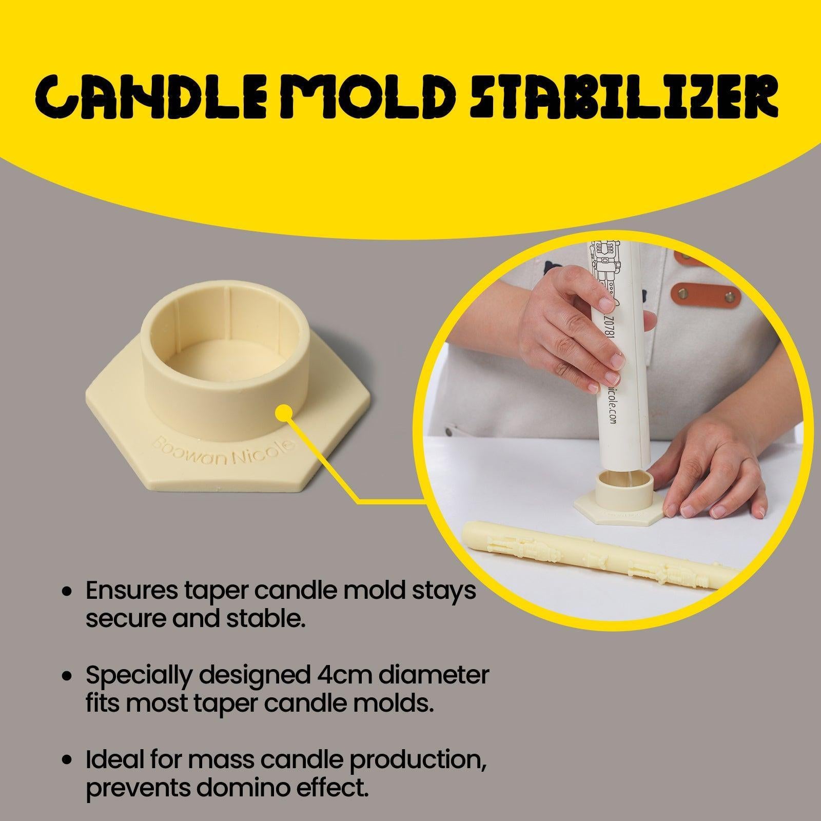 Nutcracker Parade Taper Candle Silicone Mold