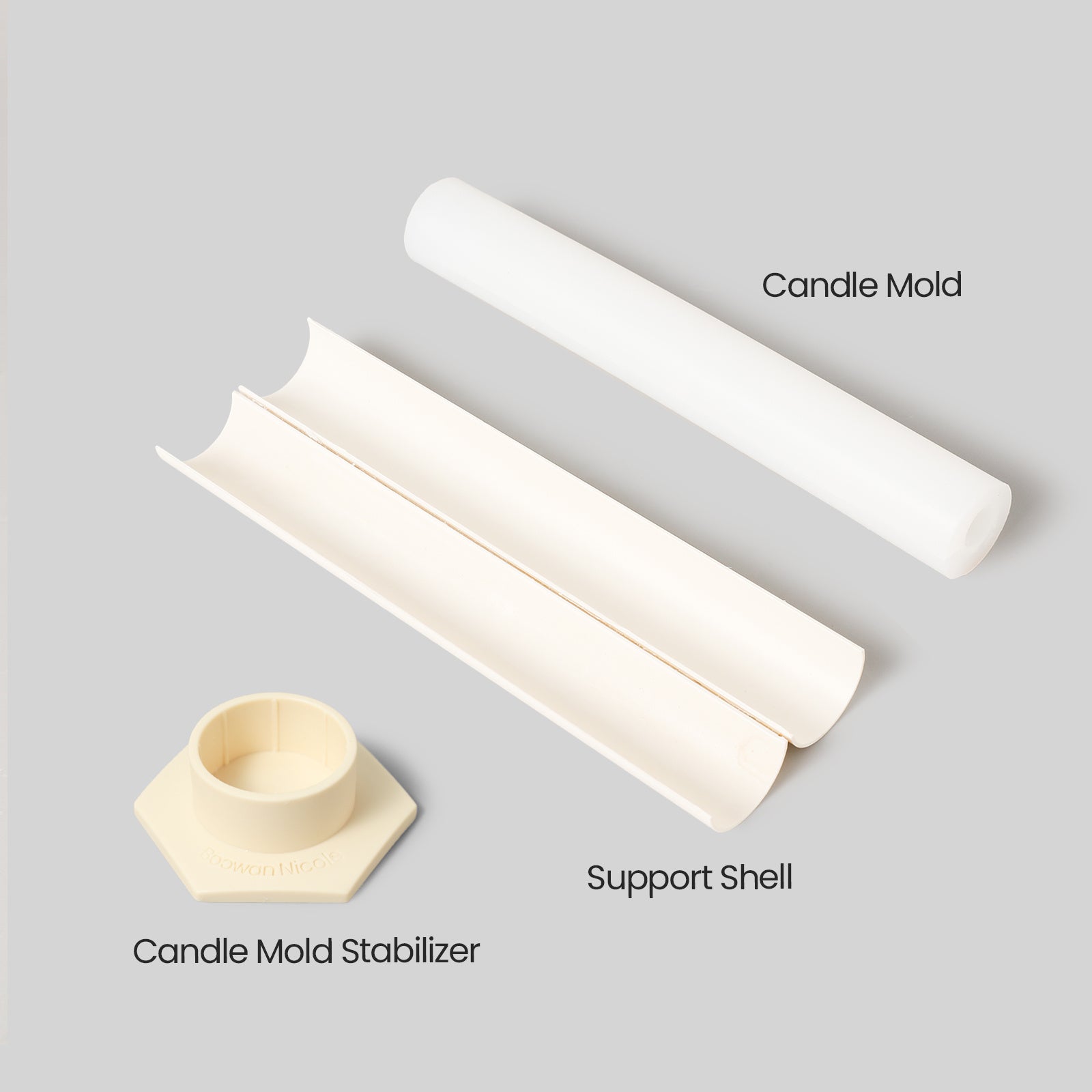 Nutcracker Parade Taper Candle Silicone Mold