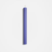 Blue hexa glow taper candle-Boowan Nicole