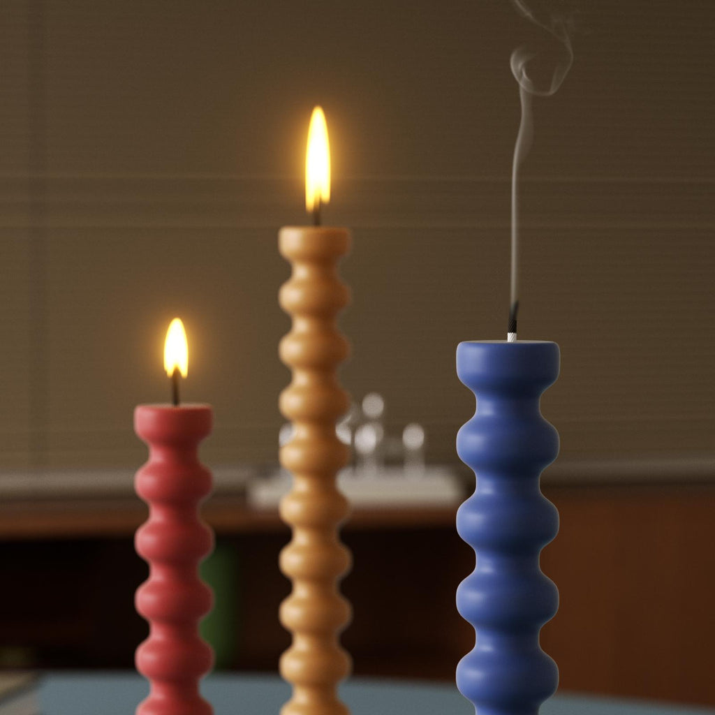 Handmade Rod Candle Mold – Creates a Romantic and Cozy Atmosphere When Lit-Boowan Nicole