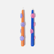 BLOSSOM Taper candle Camellia Mists Fade - Set of 2 Deep Blue & Orange - Long VersionCandleK0040