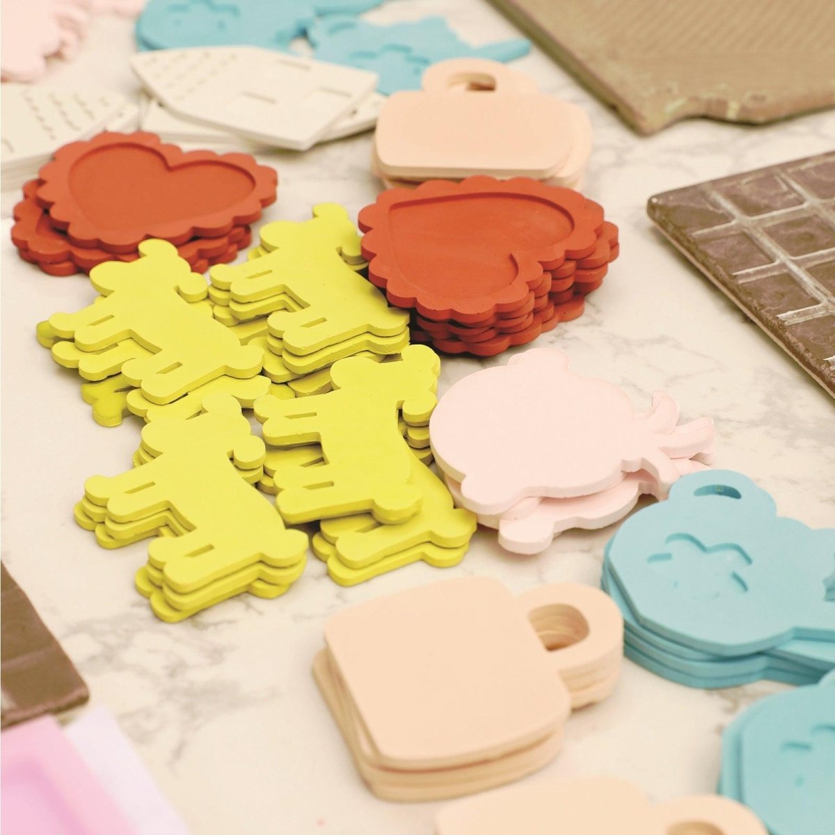 Tea Time Tales Handcrafted Coaster SetCoasterK054-55-56-57