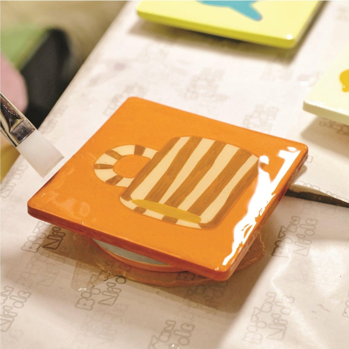 Tea Time Tales Handcrafted Coaster SetCoasterK054-55-56-57