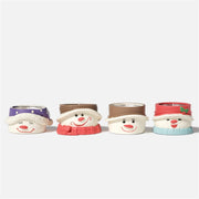 Christmas Snowman Tealight Candle Holder Silicone Mold CollectionCandle Holder MoldSH0958