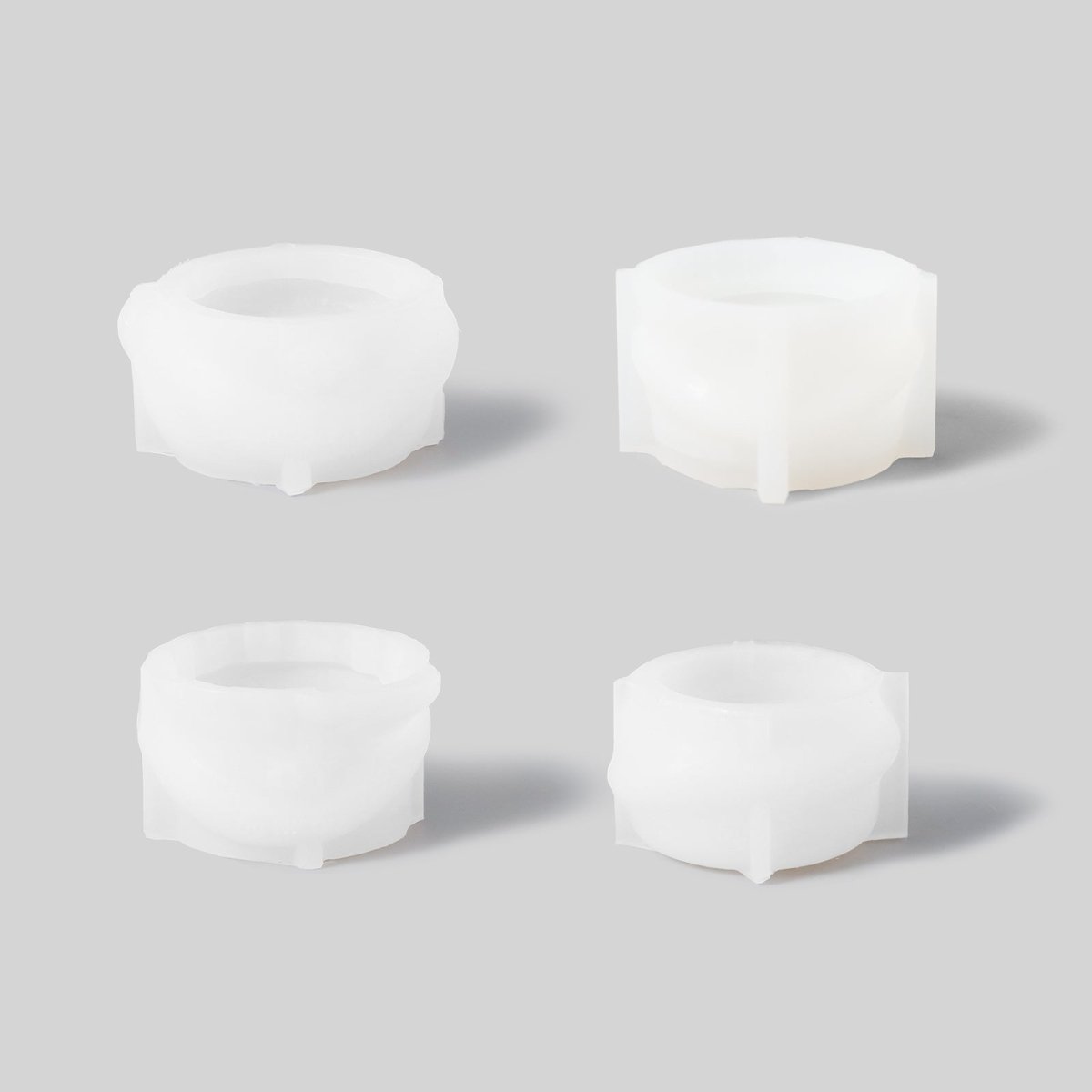 Christmas Snowman Tealight Candle Holder Silicone Mold CollectionCandle Holder MoldSH0958