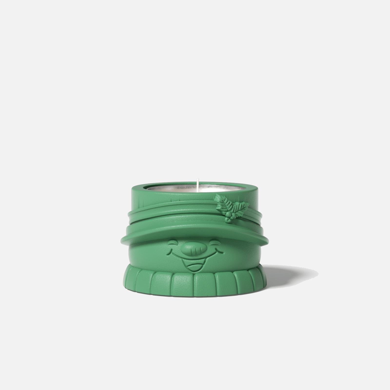 Форма из силикона для подсвечника в виде рождественского снеговика - Ⅳ