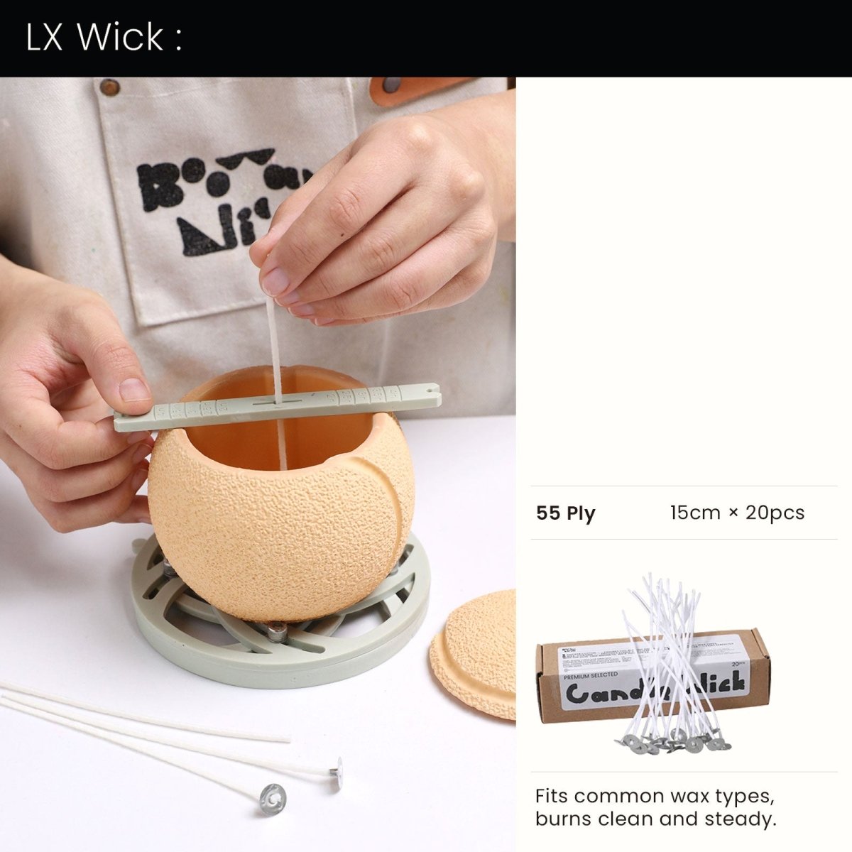 Tennis Ace Candle Jar Silicone MoldCandle Jar MoldA0383