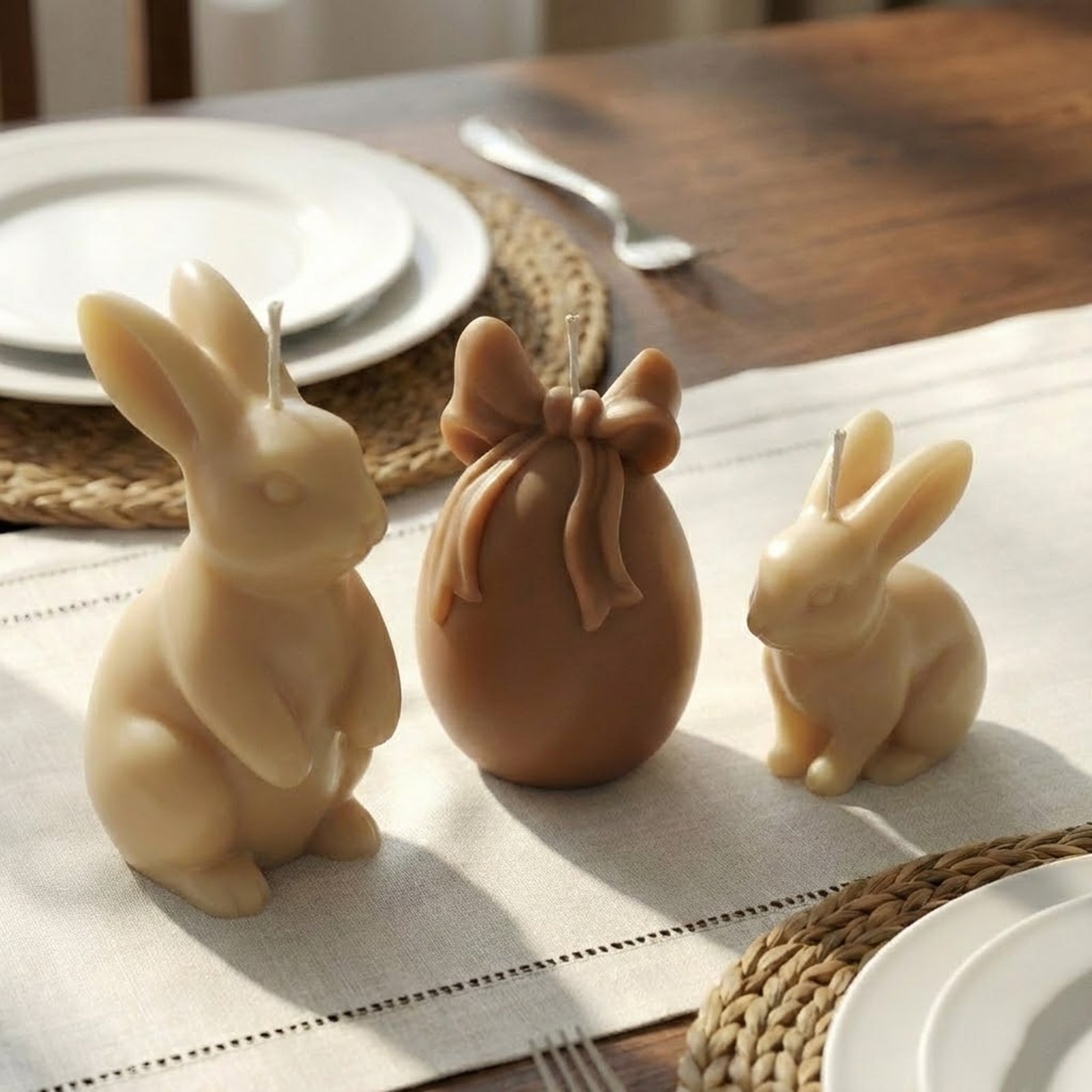 The Bunny Egg Parade Candle Silicone Mold Collection