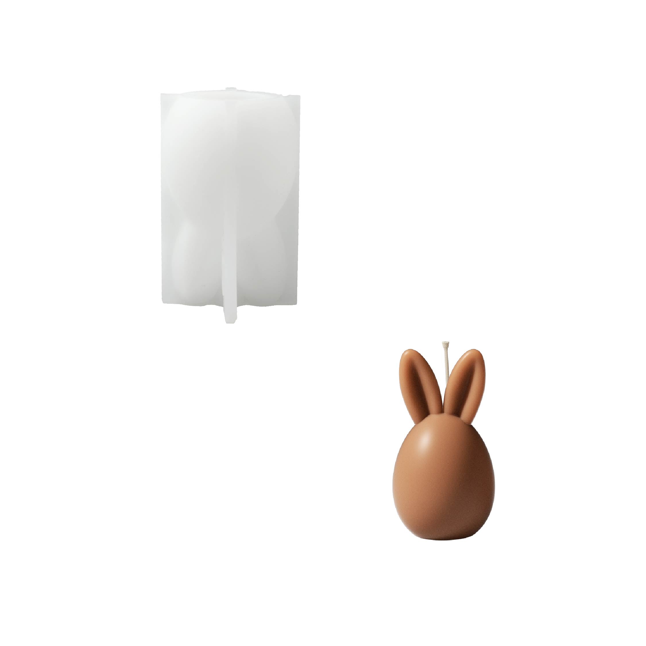 The Bunny Egg Parade Candle Silicone Mold Collection