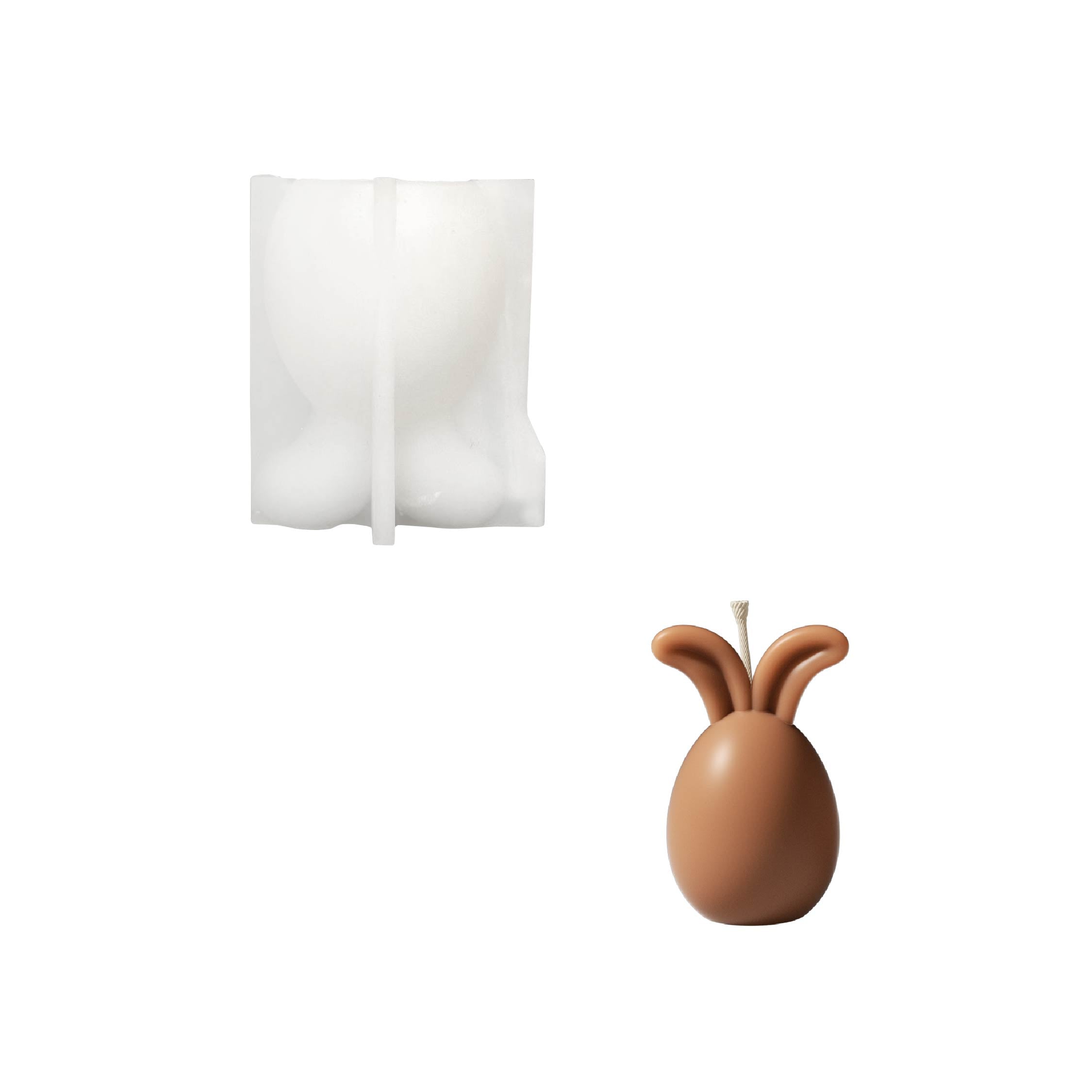 The Bunny Egg Parade Candle Silicone Mold Collection