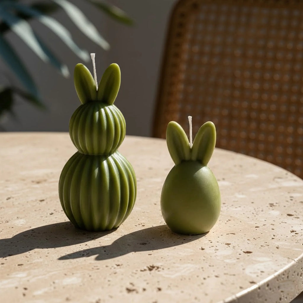 The Little Bunny Garden Candle Silicone Mold Collection