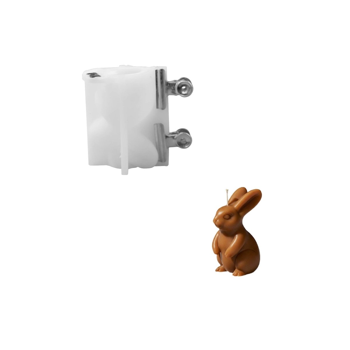 The Little Bunny Garden Candle Silicone Mold Collection3D Candle MoldLZ1064