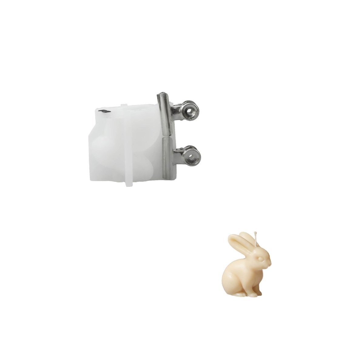 The Little Bunny Party Candle Silicone Mold Collection3D Candle MoldLZ1063