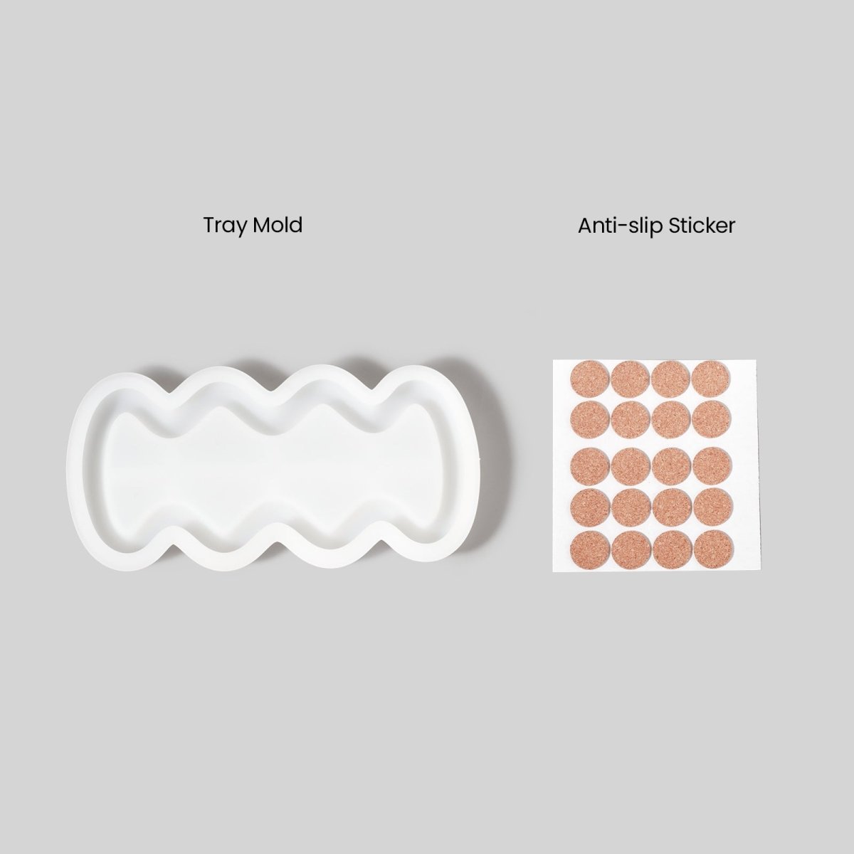 Aqua Ripple Tray Silicone MoldTray MoldSH1088(A0315*20)