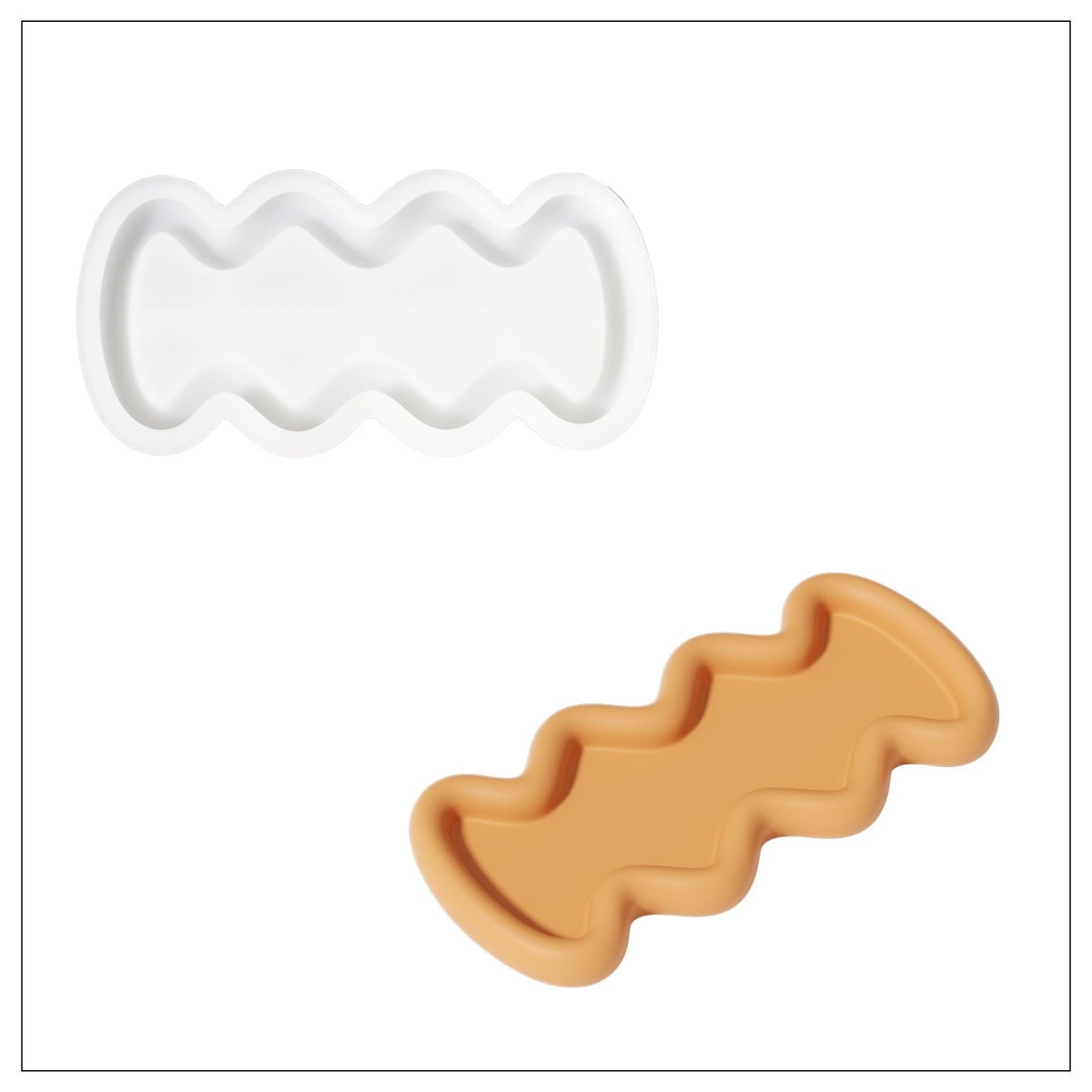 Aqua Ripple Tray Silicone MoldTray MoldSH1088(A0315*20)