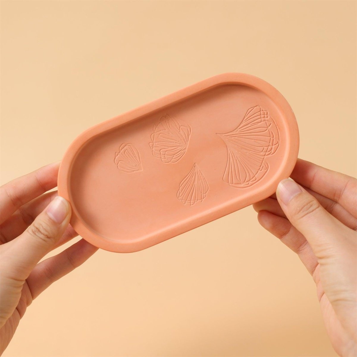 paperocelot × Boowan Nicole | Ginkgo Leaves Trinket Dish MoldTray MoldSH1139