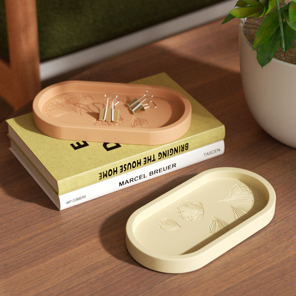 A versatile tray perfect for organizing office supplies while adding a stylish touch to your workspace-Boowan Nicole