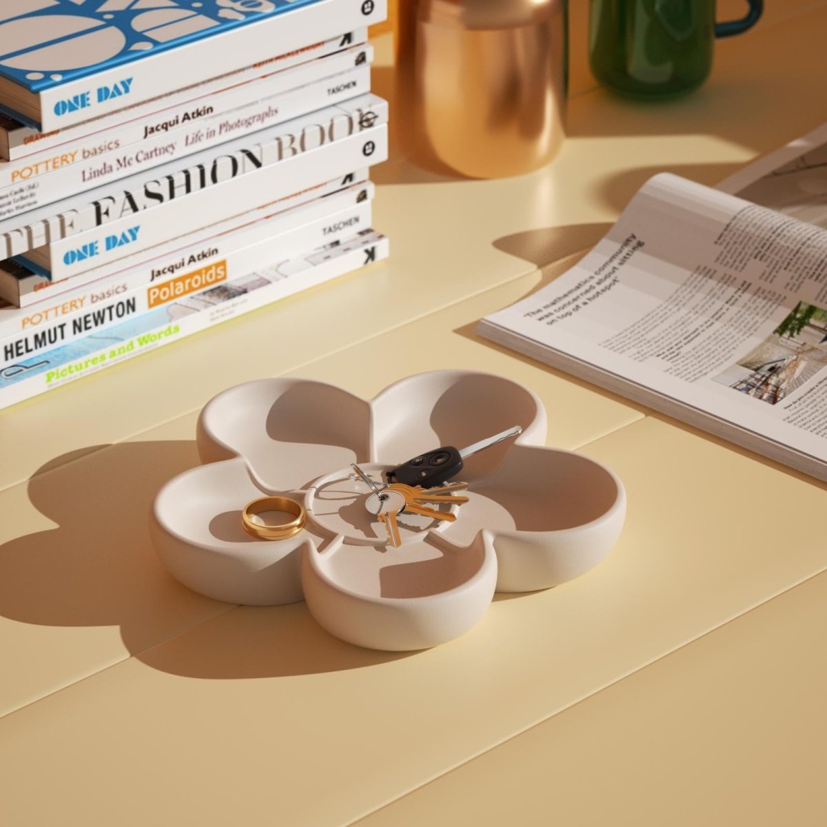 Kishkreations × Boowan Nicole ｜ Gentle Flora Blossom Rimmed Tray Silicone MoldTray MoldSH1069+(A0314*10)