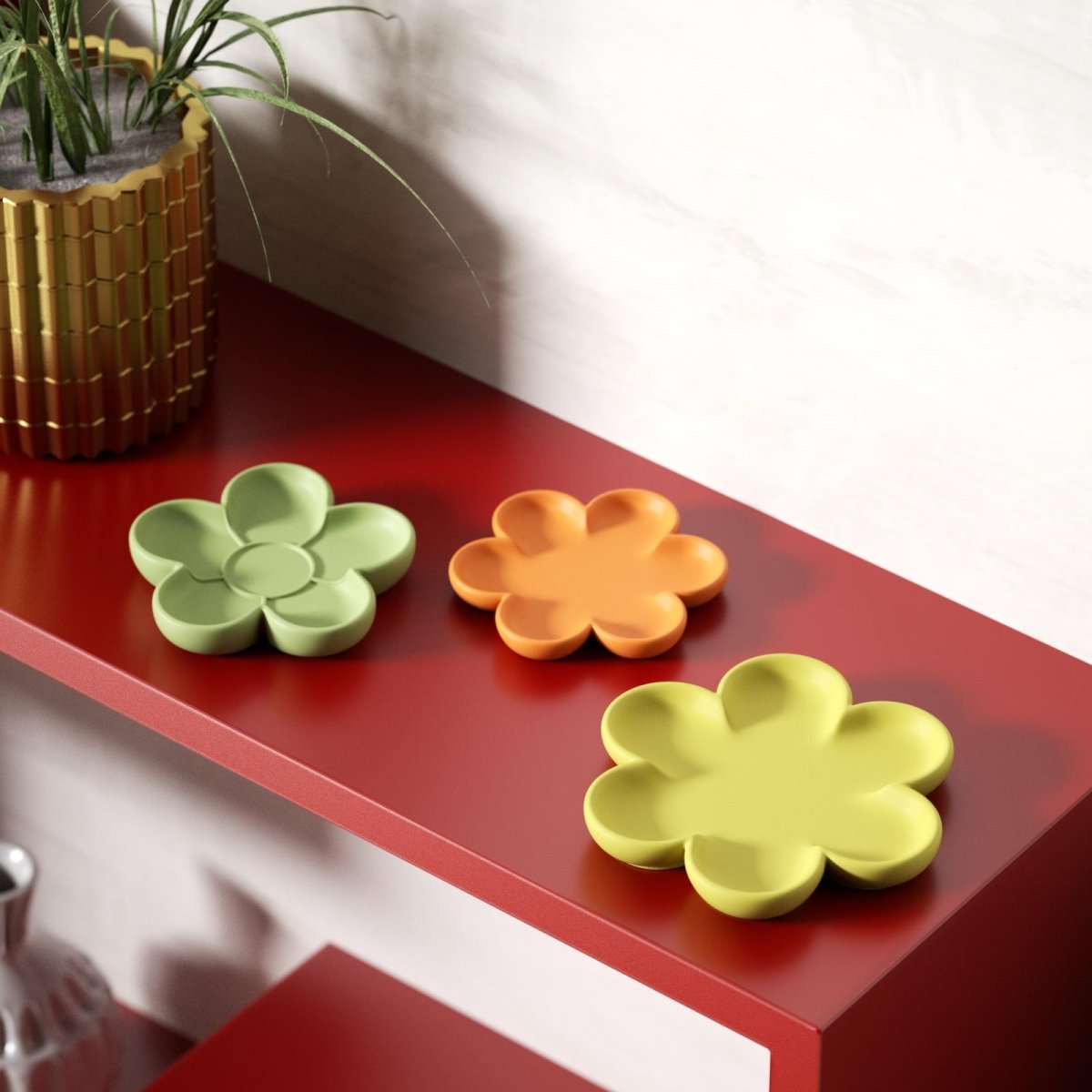 Kishkreations × Boowan Nicole ｜ Gentle Flora Blossom Tray Silicone MoldTray MoldSH1070+(A0314*10)