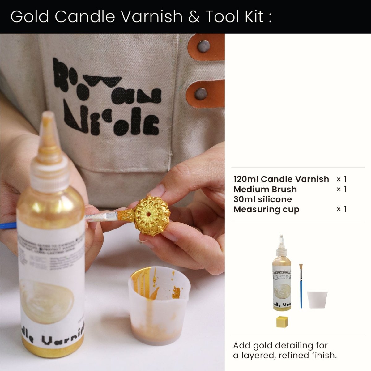 Twist Bloom Christmas Bauble Candle Silicone Mold3D Candle MoldST-32