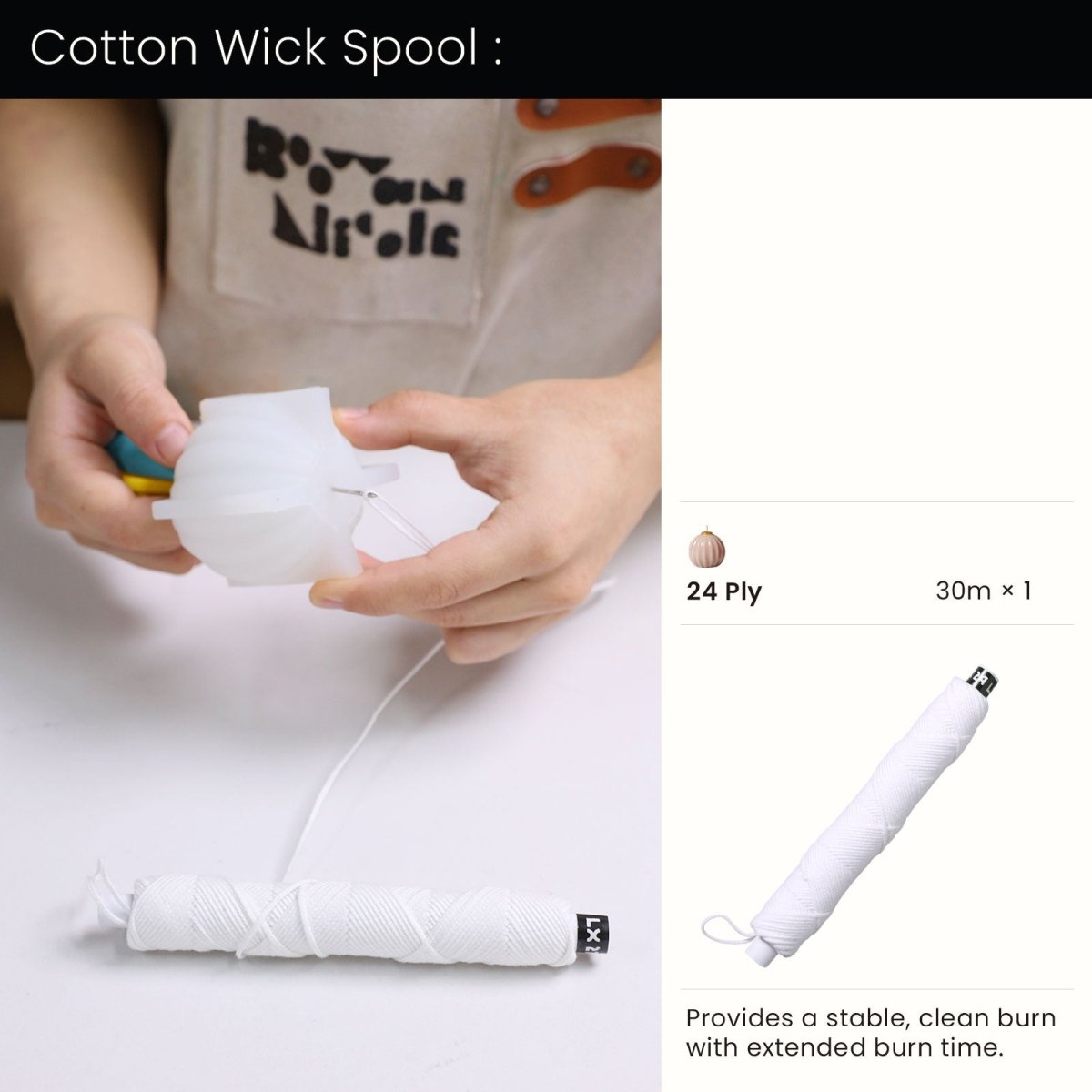 Twist Bloom Christmas Bauble Candle Silicone Mold3D Candle MoldA0366