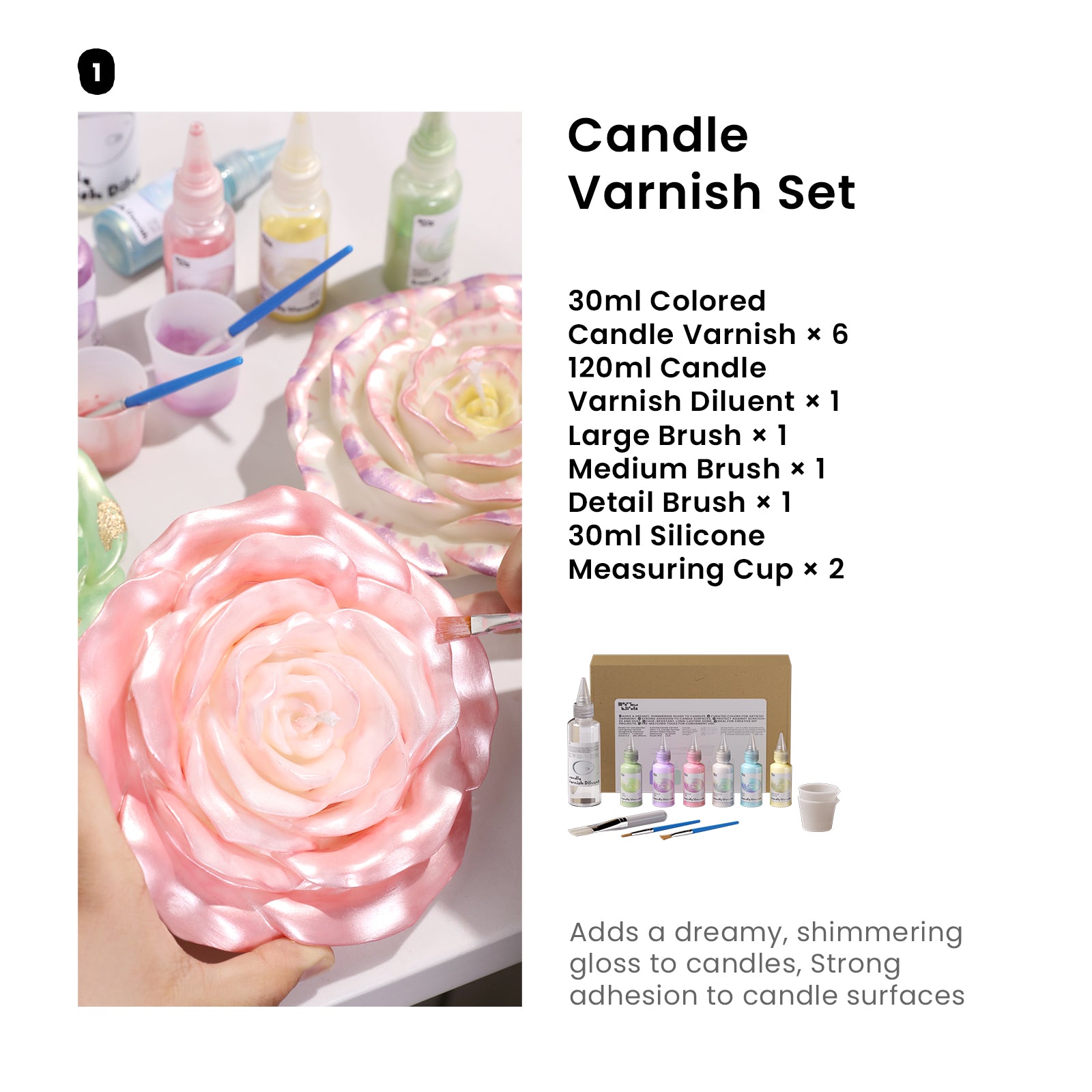 Get the candle varnish set - Boowan Nicole