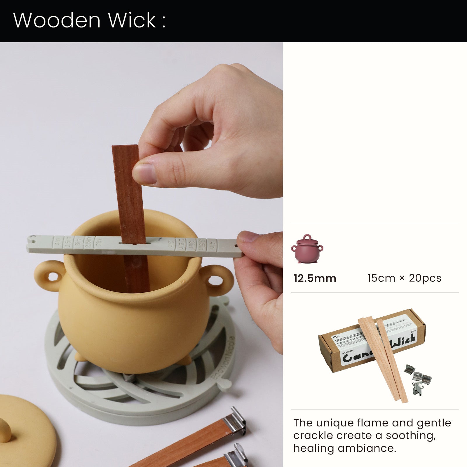 Witchling’s Cauldron Candle Jar Silicone Mold Collection