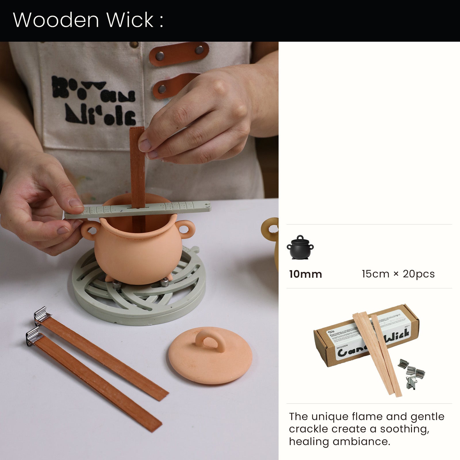 Witchling’s Cauldron Candle Jar Silicone Mold Collection