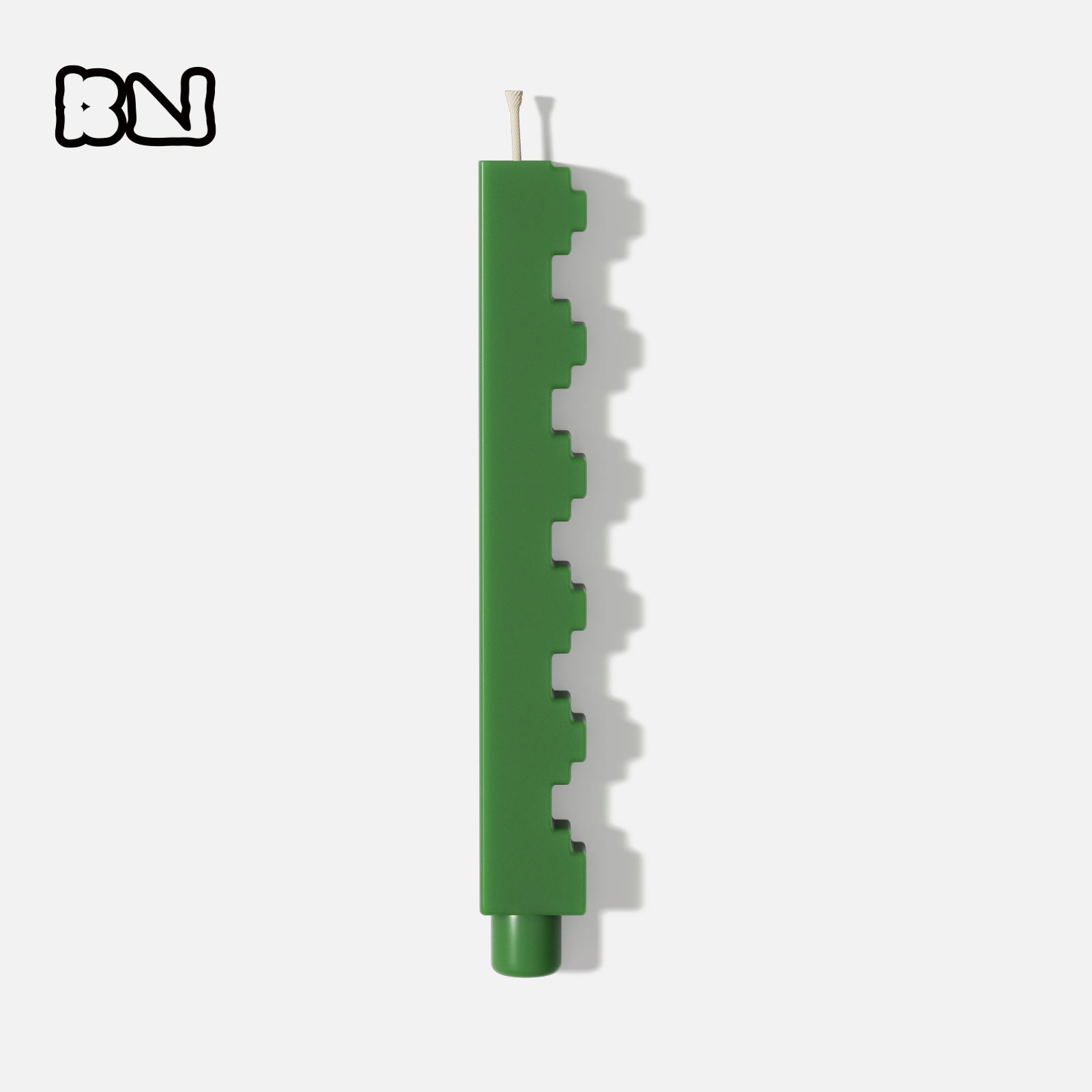 ジグザグステップテーパーキャンドルシリコンモールド