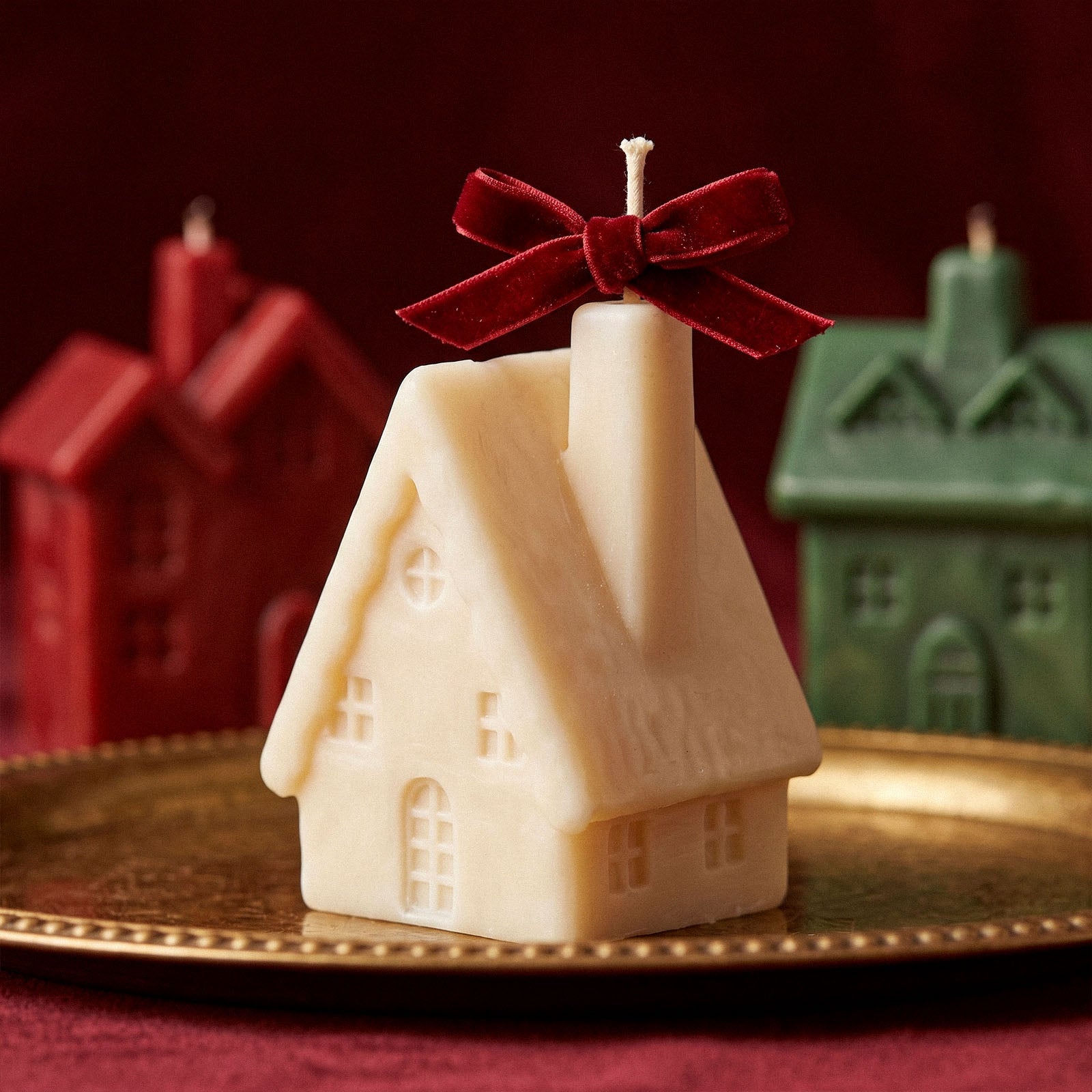 【Pre-sale】Christmas Village Cottage Candle Silicone Mold Collection