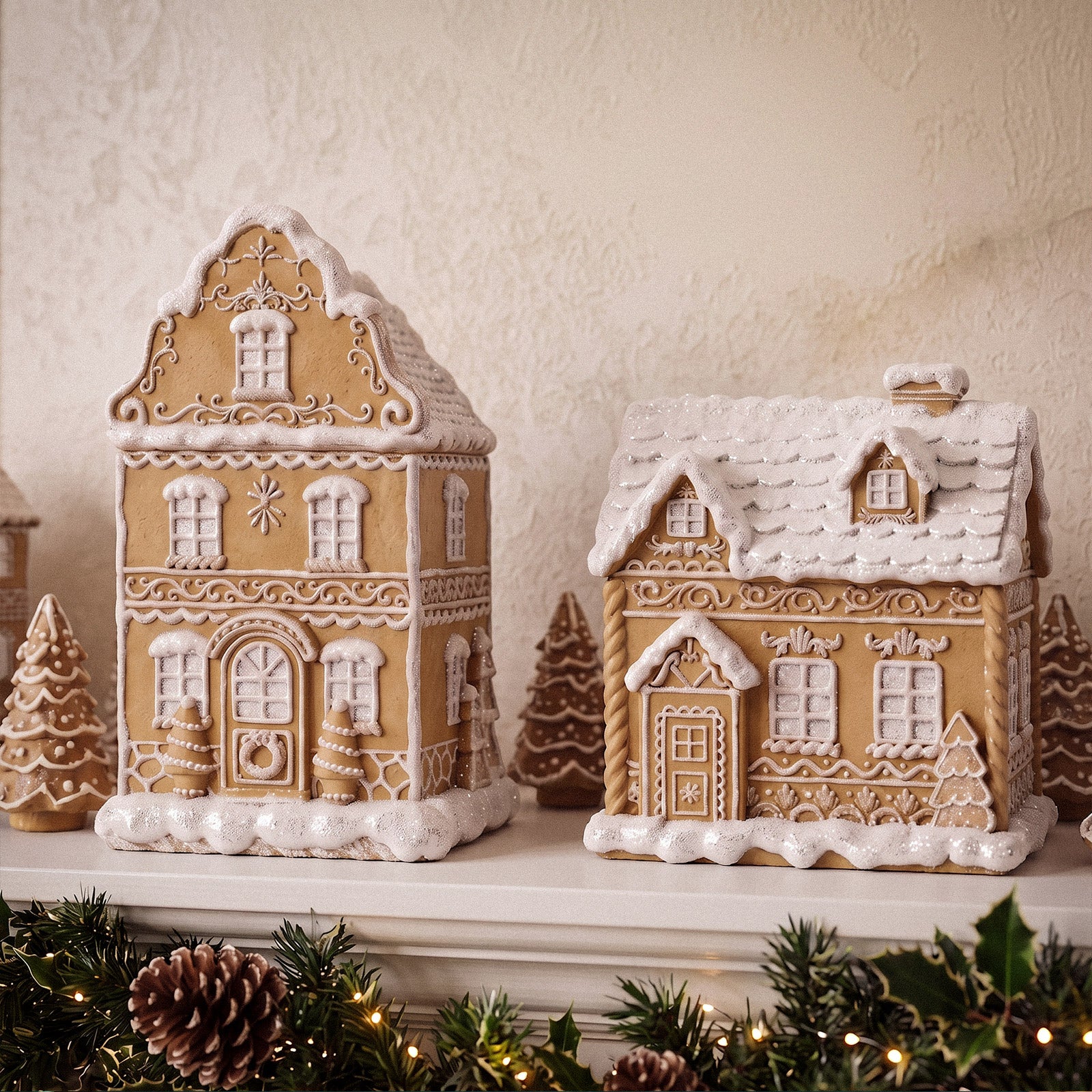 【Pre-sale】Cozy Gingerbread Home Candle Jar Silicone Mold