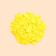 Copeaux de pigments de boowannite jaune et de terrazzo