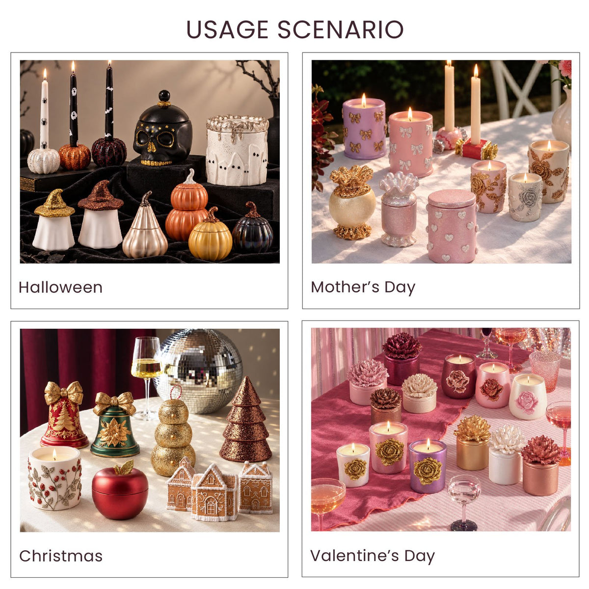 Eco glitter for Halloween, Mother's Day, Christmas and Valentine's Day crafts