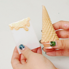 カラフル光沢キャンドルニスセット - オーラカラー6色