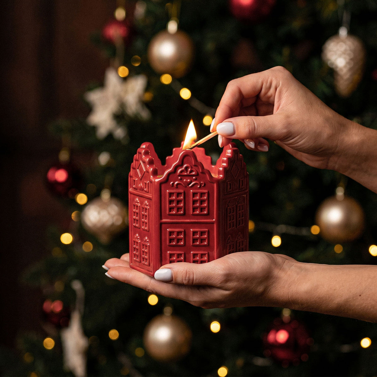 Little Manor House Candle Jar Silicone Mold - product detail 3