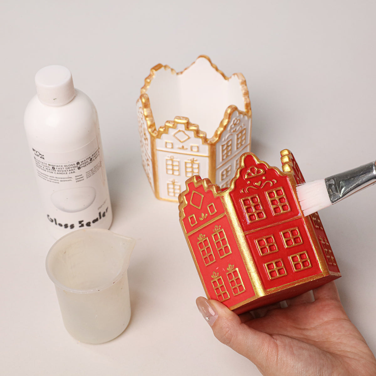 Little Manor House Candle Jar Silicone Mold - product detail 10